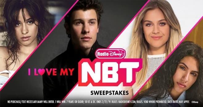 Radio Disney I Love My NBT Sweepstakes