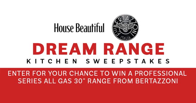 House Beautiful Bertazzoni Range Sweepstakes (Range.HouseBeautiful.com)