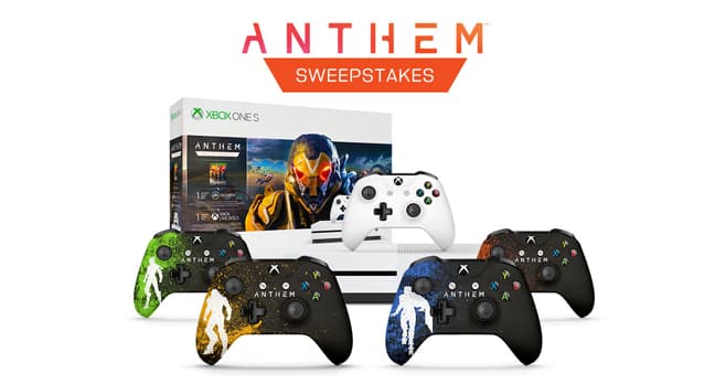 GameStop PowerUp Rewards Anthem Sweepstakes