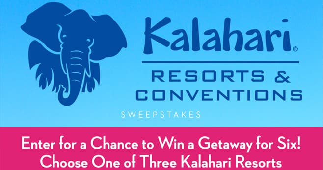 Good Housekeeping Kalahari Resort Sweepstakes