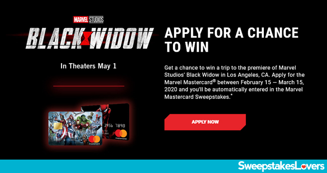 Marvel Mastercard Sweepstakes 2020