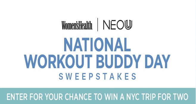 Women's Health National Workout Buddy Day Sweepstakes