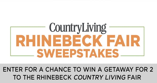 Country Living Rhinebeck Fair Sweepstakes