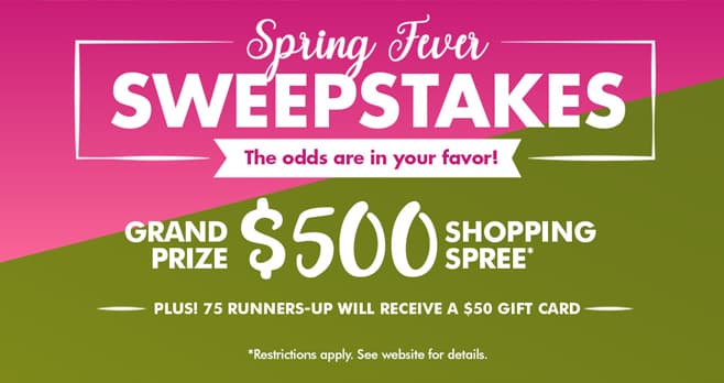 Dollar Tree Spring Fever Sweepstakes
