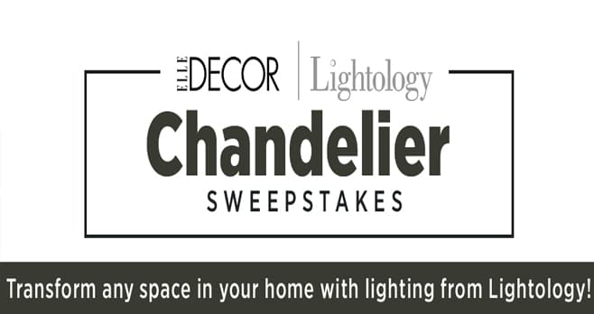 Elle Decor Lightology Sweepstakes (Lightology.ElleDecor.com)