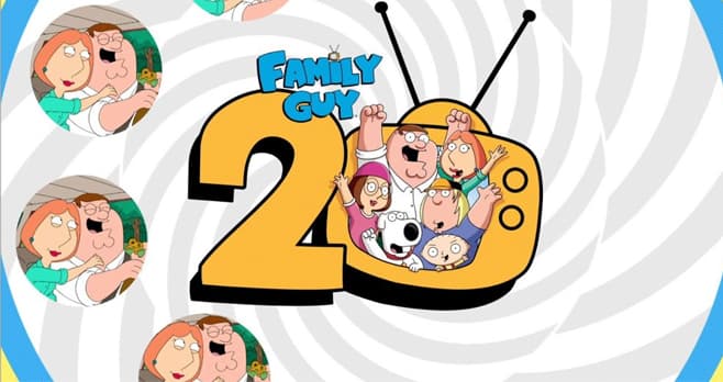 Family Guy 20th Anniversary Sweepstakes (TBS.com/FamilyGuy20th)