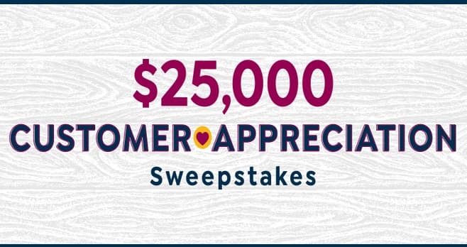 HSN $25,000 Customer Appreciation Sweepstakes