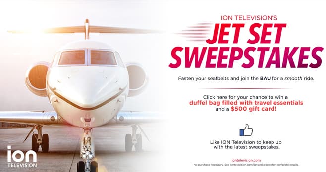 ION Television Jet Set Sweepstakes