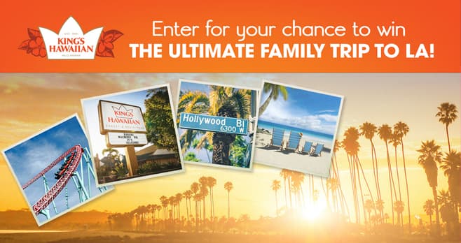 King's Hawaiian Family Fun Sweepstakes