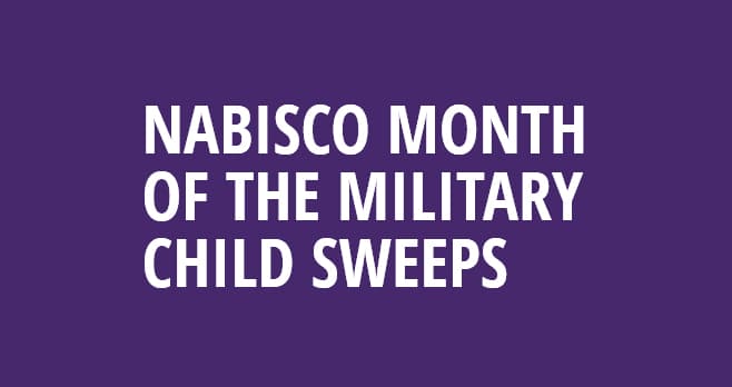 NABISCO Month of the Military Child Sweepstakes (NabiscoMilitaryMonth.com)