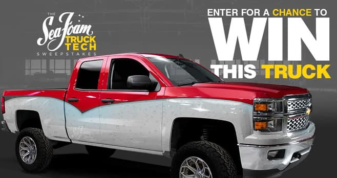 Power Nation Sea Foam Truck Tech Sweepstakes