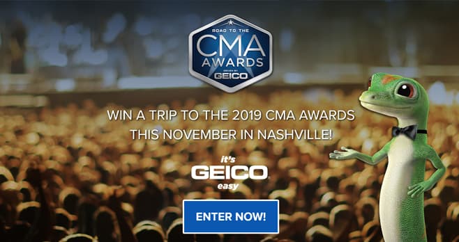 Road to the CMA Awards Driven by GEICO Sweepstakes