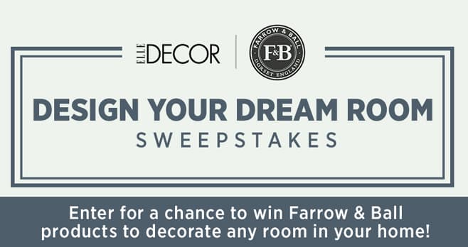 ELLE DECOR Farrow & Ball Sweepstakes