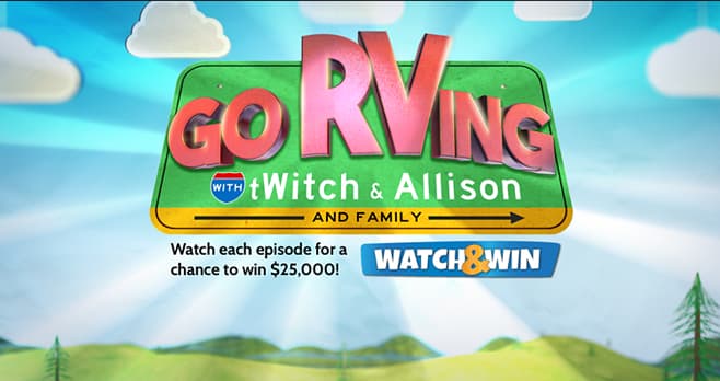 Ellen Go RVing with tWitch & Allison and Family Sweepstakes