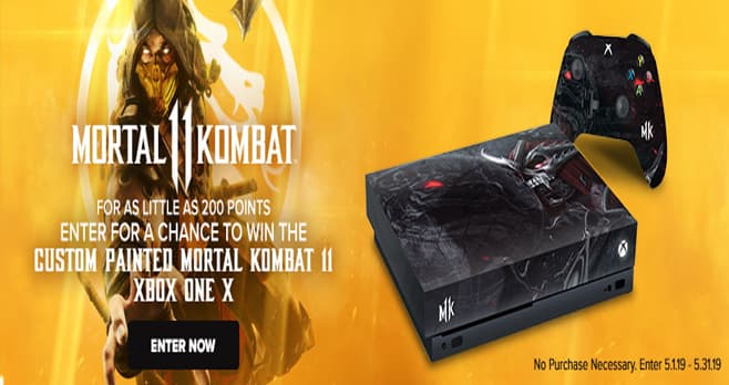 GameStop PowerUp Rewards Mortal Kombat 11 Sweepstakes