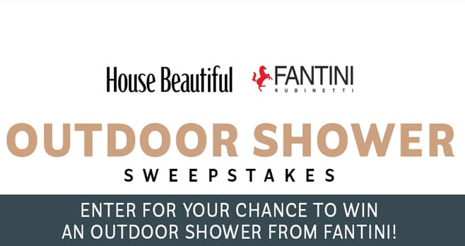 House Beautiful Outdoor Shower Sweepstakes