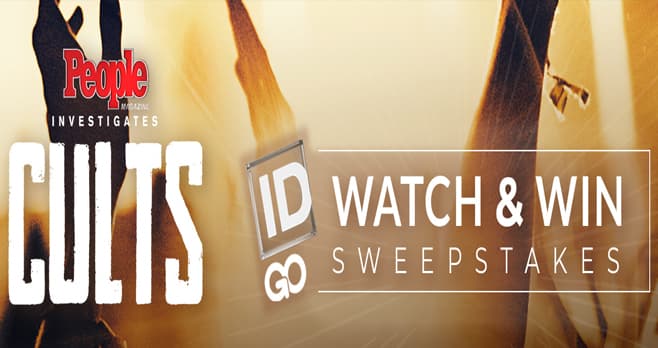 Investigation Discovery Cults Giveaway (InvestigationDiscovery.com/CultsGiveaway)