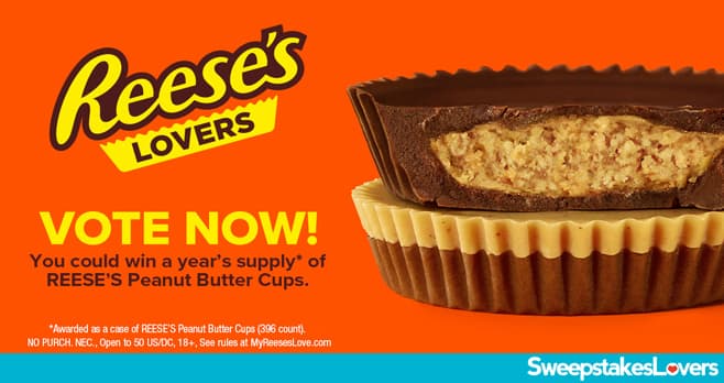 Hershey's REESE'S Lovers Sweepstakes 2020