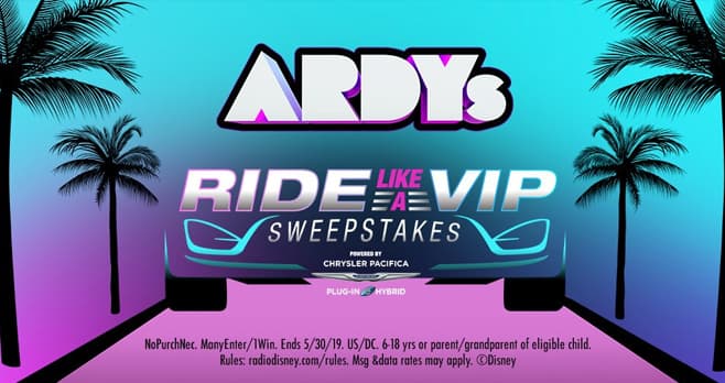 Radio Disney Ride Like A VIP Sweepstakes