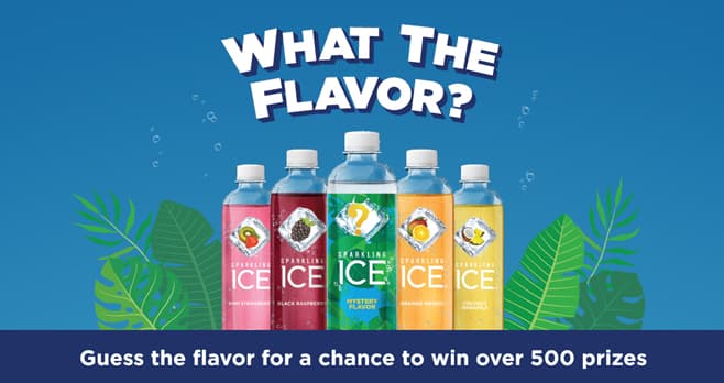 Sparkling Ice What The Flavor Sweepstakes