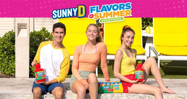 SUNNY D Flavors of Summer Sweepstakes (SunnyD.com/LTO)