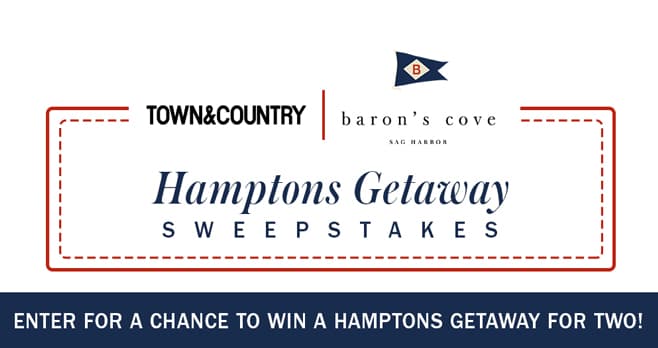 Town & Country Baron's Cove Hamptons Sweepstakes