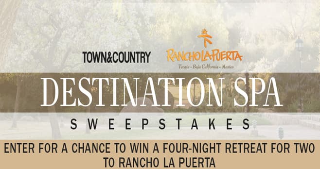Town & Country Rancho La Puerta Sweepstakes