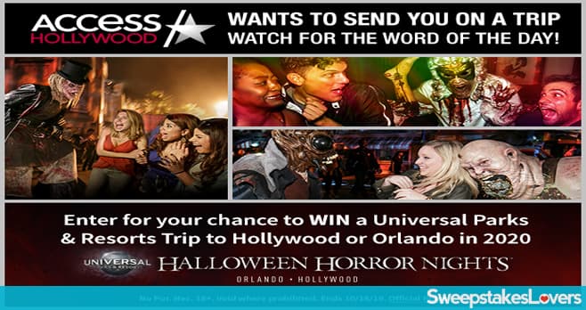 Access Hollywood Universal Contest 2019