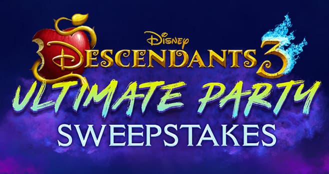 Disney Descendants 3 Party Sweepstakes (D3Party.com)