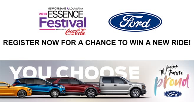 ESSENCE 2020 Ford Vehicle Sweepstakes