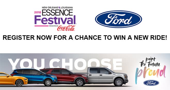ESSENCE 2020 Ford Vehicle Sweepstakes