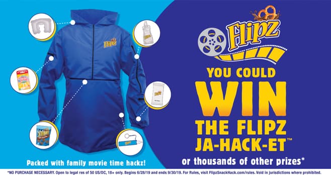 Flipz Snack Hackz Instant Win Game (FlipzSnackHackz.com)