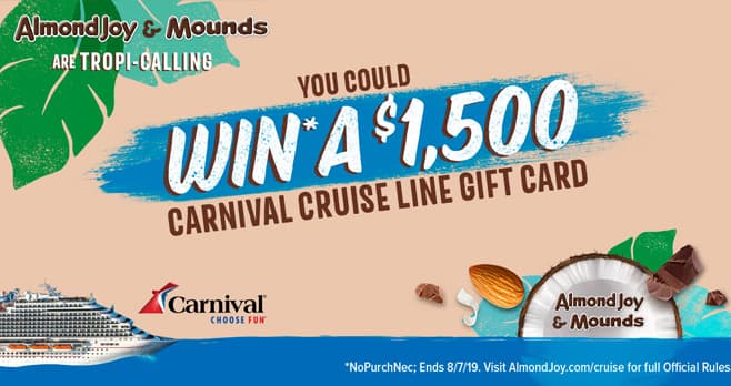 Hershey's Almond Joy Cruise Sweepstakes