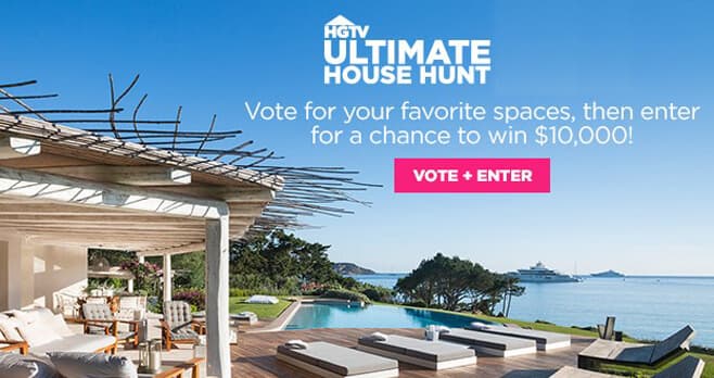 HGTV Ultimate House Hunt Sweepstakes 2021