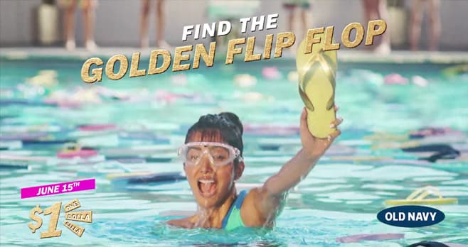 Old Navy Flip Flop Day $24K Sweepstakes (OldNavy.com/FlipFlopDay)