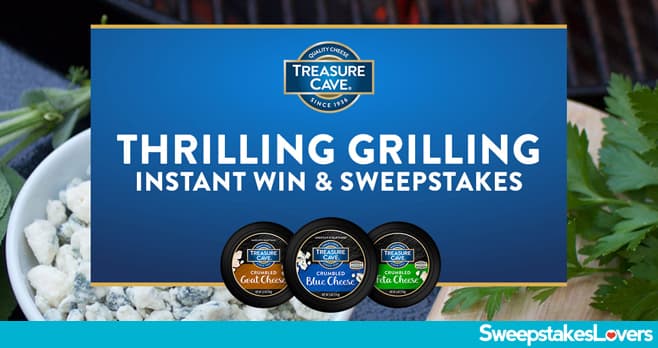 Treasure Cave Thrilling Grilling Sweepstakes & Instant Win 2020