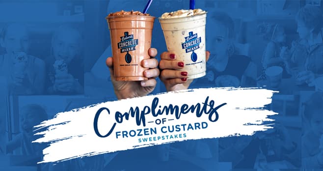 Culver's Compliments of Frozen Custard Sweepstakes