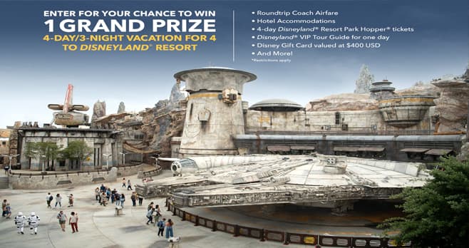 Disney Star Wars Galaxy's Edge Adventure Awaits Sweepstakes