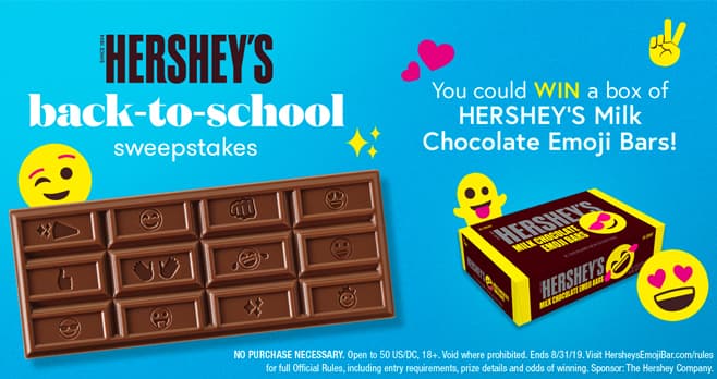 Hershey's Back To School Sweepstakes