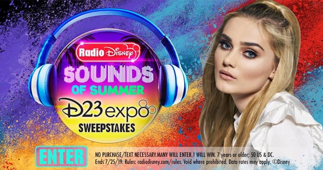 Radio Disney Sounds of Summer D23 Expo Sweepstakes