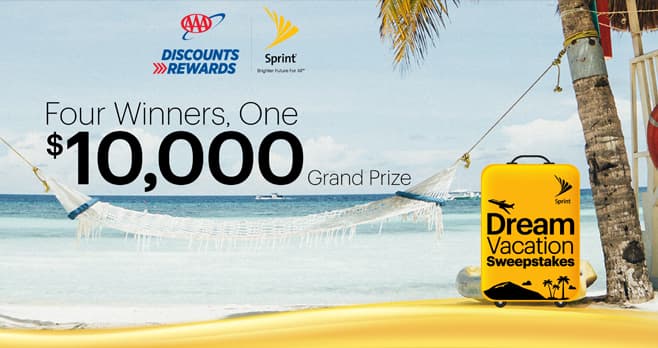 Sprint AAA Dream Vacation Sweepstakes