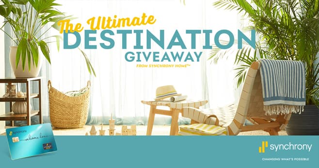 Synchrony Ultimate Destination Giveaway