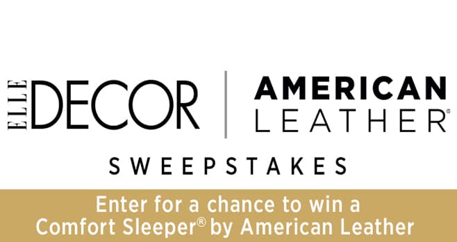 ELLE DECOR American Leather Comfort Sleeper Sweepstakes