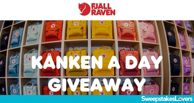 Fjallraven Kanken-A-Day Giveaway 2020