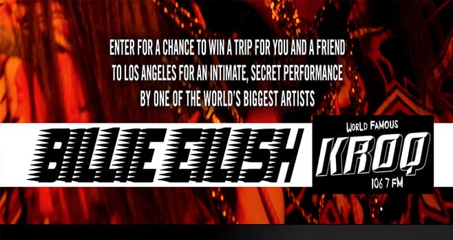 Hot Topic Billie Eilish Sweepstakes