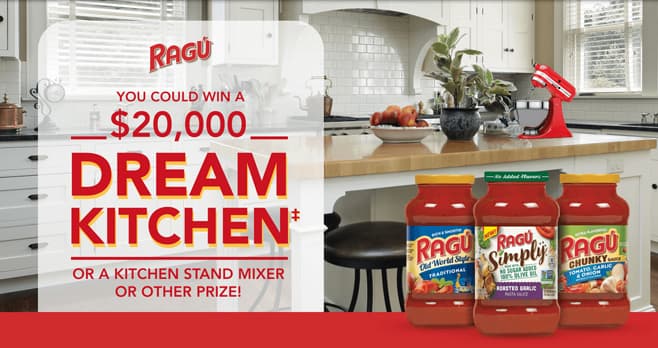 RAGÚ Dream Kitchen Sweepstakes