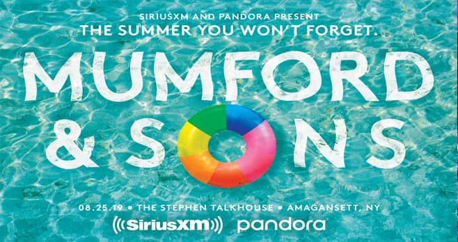 SiriusXM Mumford & Sons Sweepstakes