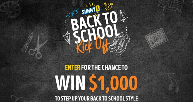 SUNNYD Back to School Kick Off Contest