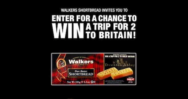 Walkers Shortbread Downton Abbey Sweepstakes