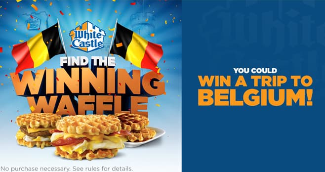 White Castle The Winning Waffle Sweepstakes (TheWinningWaffle.com)